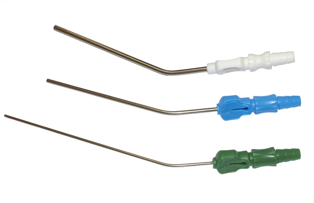 Sim Micro Cannula with drop-shaped suction control